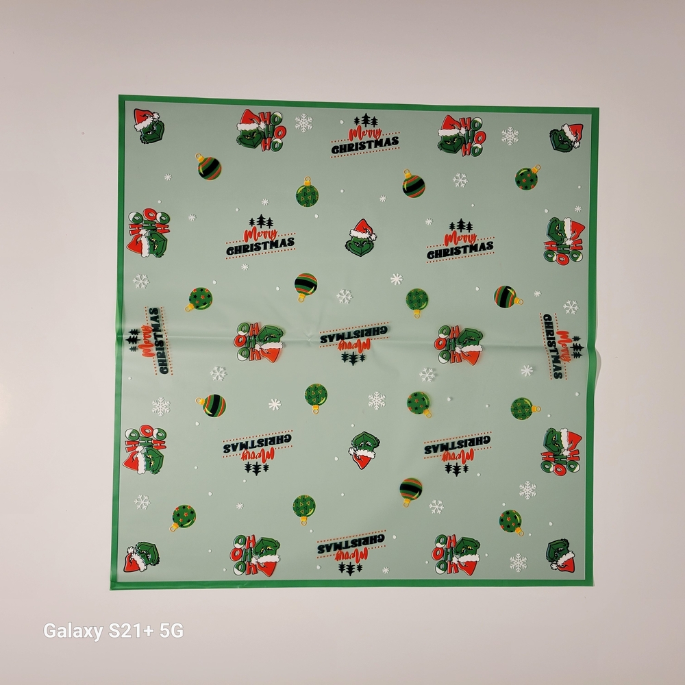 Festive Green Christmas Bandana